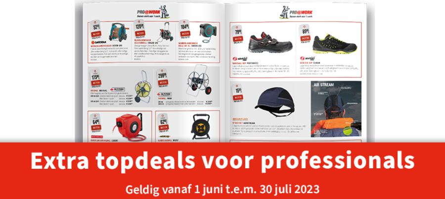 Extra topdeals voor professionals